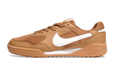 Nike Terra Manta TF Artificial Turf Soccer Shoes - Brown/White