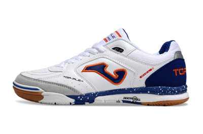 Joma Top Flex IC Indoor & Futsal Soccer Shoes - White/Blue/Red