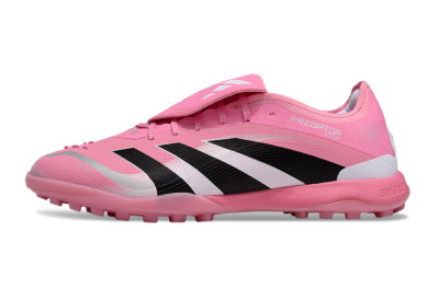 Adidas Predator 25 Elite Foldover Tongue TF Artificial Turf Soccer Shoes - Pink/Silver/Black