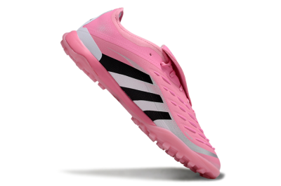 Adidas Predator 25 Elite Foldover Tongue TF Artificial Turf Soccer Shoes - Pink/Silver/Black