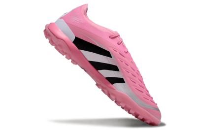 Adidas Predator 25 Elite TF Artificial Turf Soccer Shoes - Pink/Silver/Black