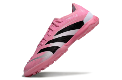 Adidas Predator 25 Elite TF Artificial Turf Soccer Shoes - Pink/Silver/Black