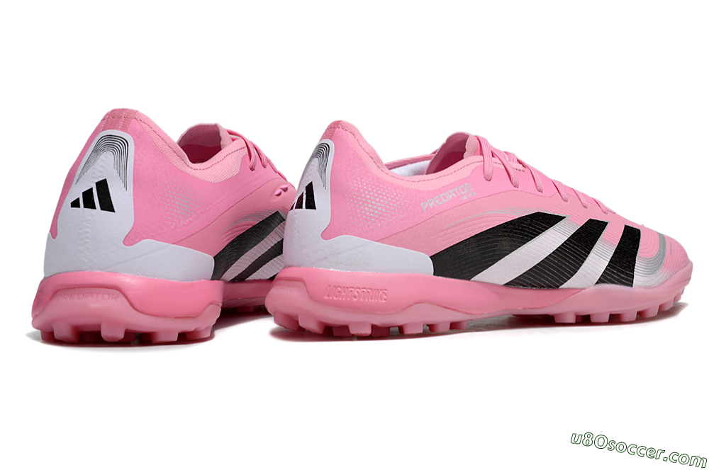 Adidas Predator 25 Elite TF Artificial Turf Soccer Shoes - Pink/Silver/Black 5