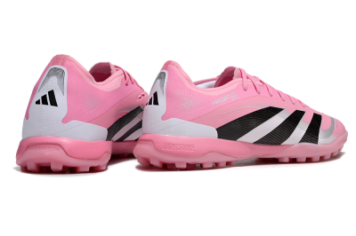 Adidas Predator 25 Elite TF Artificial Turf Soccer Shoes - Pink/Silver/Black