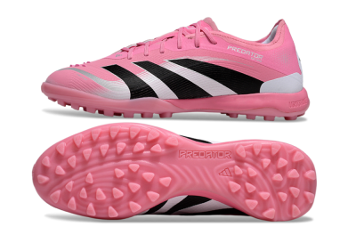 Adidas Predator 25 Elite TF Artificial Turf Soccer Shoes - Pink/Silver/Black