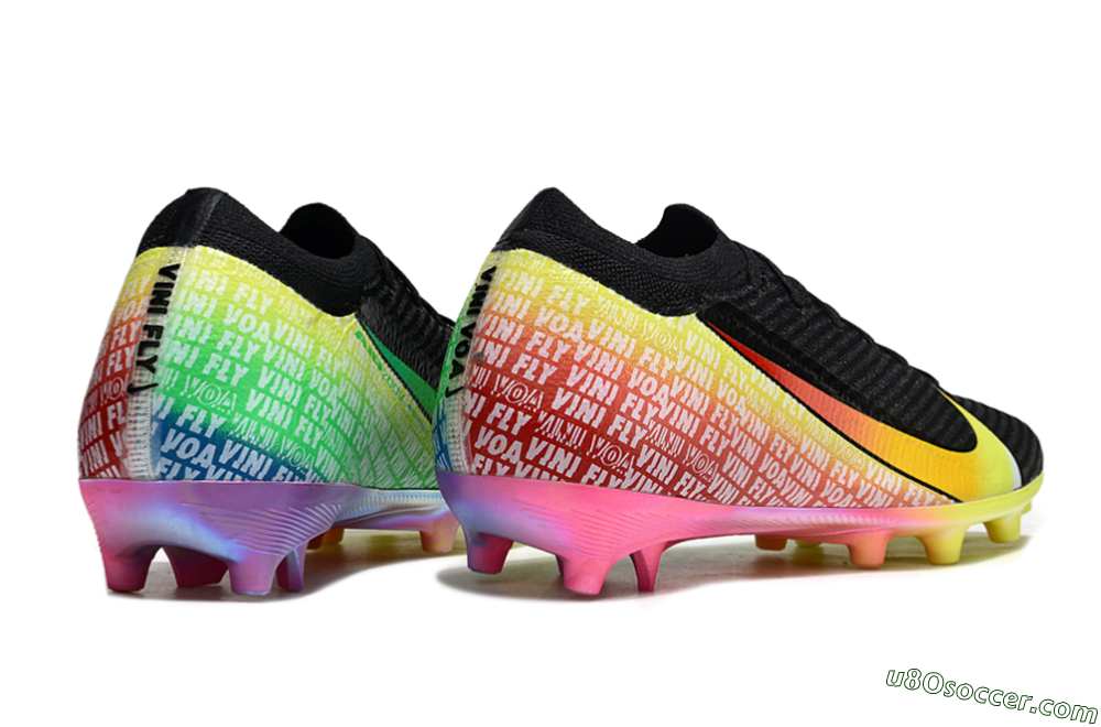 Nike Air Zoom Mercurial Vapor 16 Elite AG Artificial Grass Soccer Cleats - Black/Yellow/Red 6