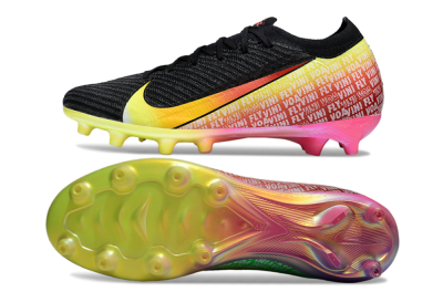 Nike Air Zoom Mercurial Vapor 16 Elite AG Artificial Grass Soccer Cleats - Black/Yellow/Red
