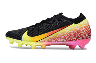 Nike Air Zoom Mercurial Vapor 16 Elite AG Artificial Grass Soccer Cleats - Black/Yellow/Red