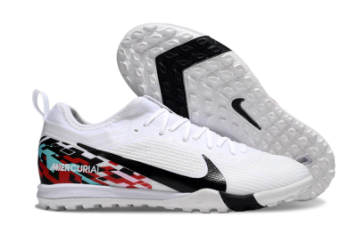 Nike Air Zoom Mercurial Vapor 16 Pro TF Artificial Turf Soccer Shoes - White/Black/Red