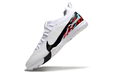 Nike Air Zoom Mercurial Vapor 16 Pro TF Artificial Turf Soccer Shoes - White/Black/Red