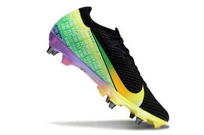 Nike Air Zoom Mercurial Vapor 16 Elite SG Soft Ground Soccer Cleats - Black/Yellow/Red