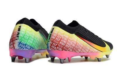 Nike Air Zoom Mercurial Vapor 16 Elite SG Soft Ground Soccer Cleats - Black/Yellow/Red