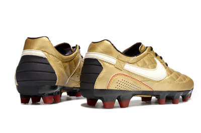 Nike Tiempo Legend R10 Elite FG Firm Ground Soccer Cleats - Gold/White/Red