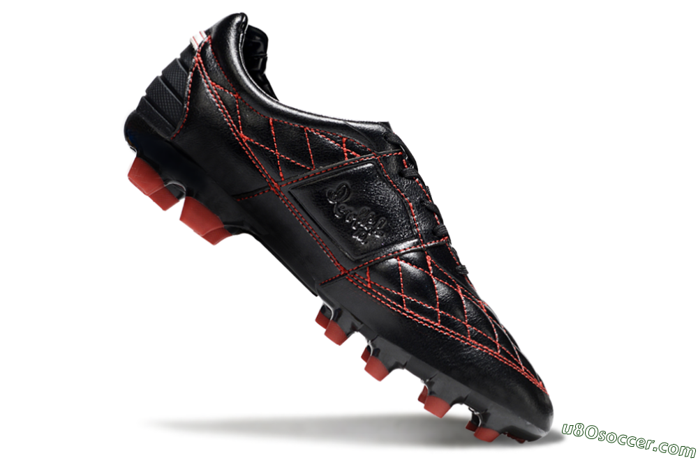 Nike Tiempo Legend R10 Elite FG Firm Ground Soccer Cleats - Black/Red/White 4