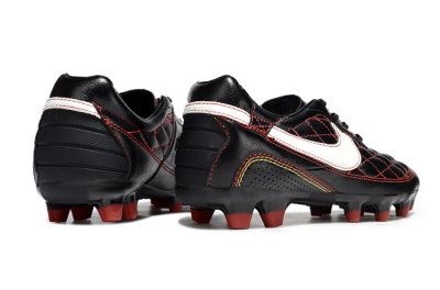 Nike Tiempo Legend R10 Elite FG Firm Ground Soccer Cleats - Black/Red/White