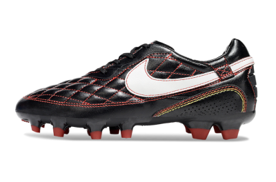 Nike Tiempo Legend R10 Elite FG Firm Ground Soccer Cleats - Black/Red/White
