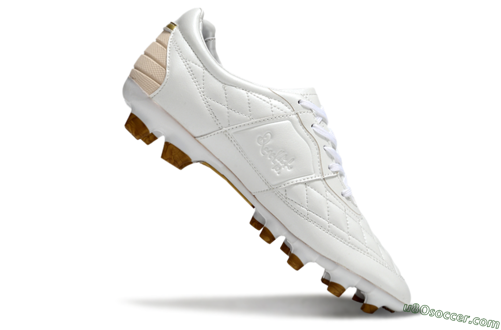 Nike Tiempo Legend R10 Elite FG Firm Ground Soccer Cleats - White/Gold/Red 4