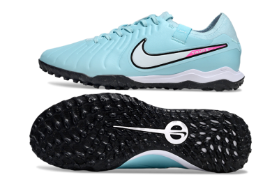 Nike Tiempo Legend 10 Pro TF Artificial Turf Soccer Shoes - Jade/White/Pink