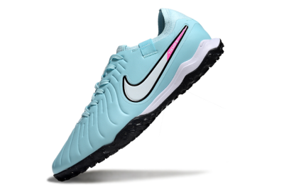 Nike Tiempo Legend 10 Pro TF Artificial Turf Soccer Shoes - Jade/White/Pink