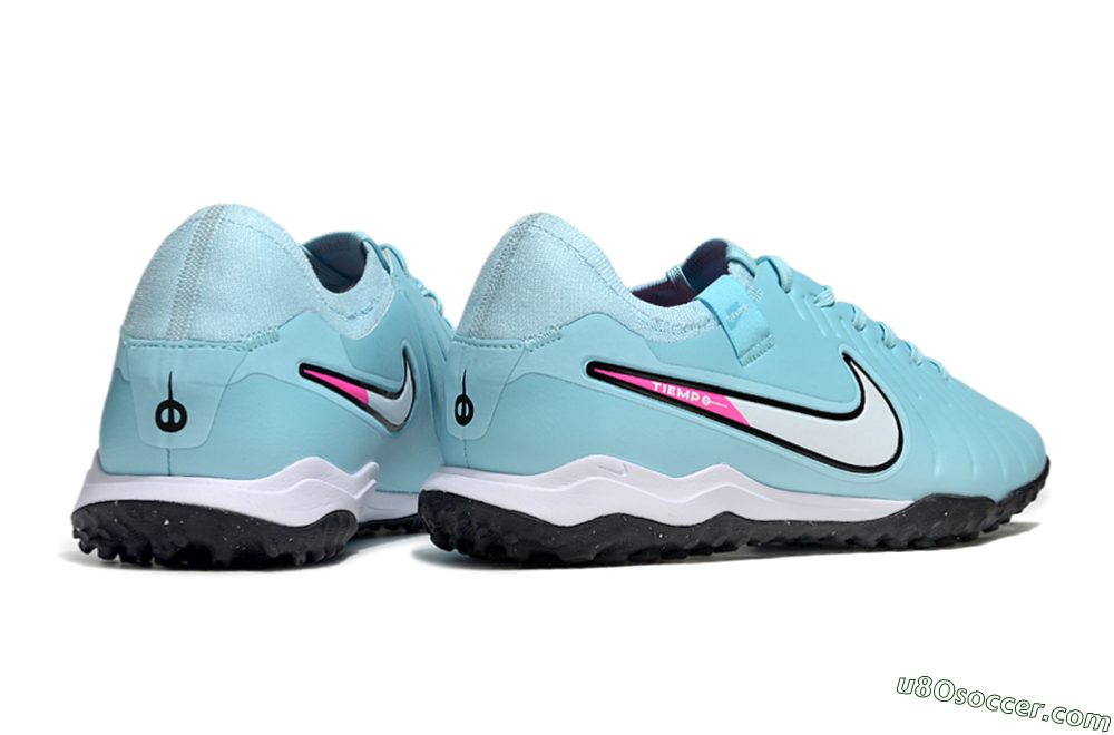 Nike Tiempo Legend 10 Pro TF Artificial Turf Soccer Shoes - Jade/White/Pink 5