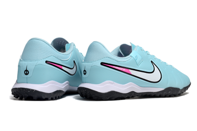 Nike Tiempo Legend 10 Academy TF Artificial Turf Soccer Shoes - Jade/White/Pink