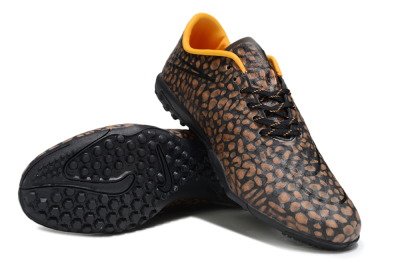 Nike Hypervenom Phantom TF Artificial Turf Soccer Shoes - Brown/Black/Yellow