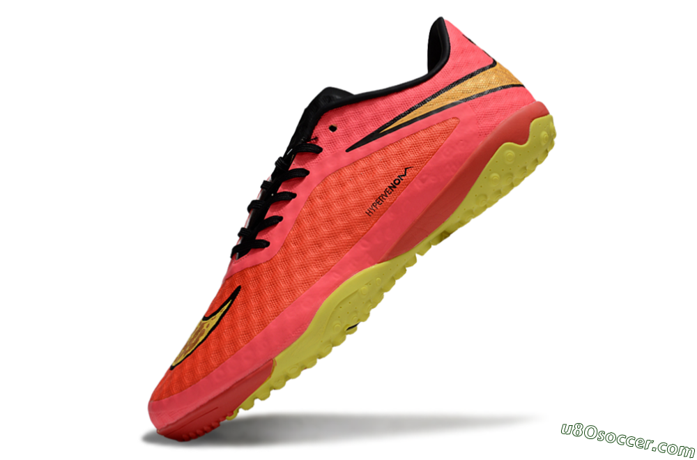 Nike Hypervenom Phantom TF Artificial Turf Soccer Shoes - Red/Yellow/Black 5