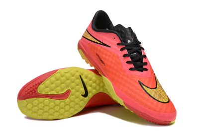 Nike Hypervenom Phantom TF Artificial Turf Soccer Shoes - Red/Yellow/Black