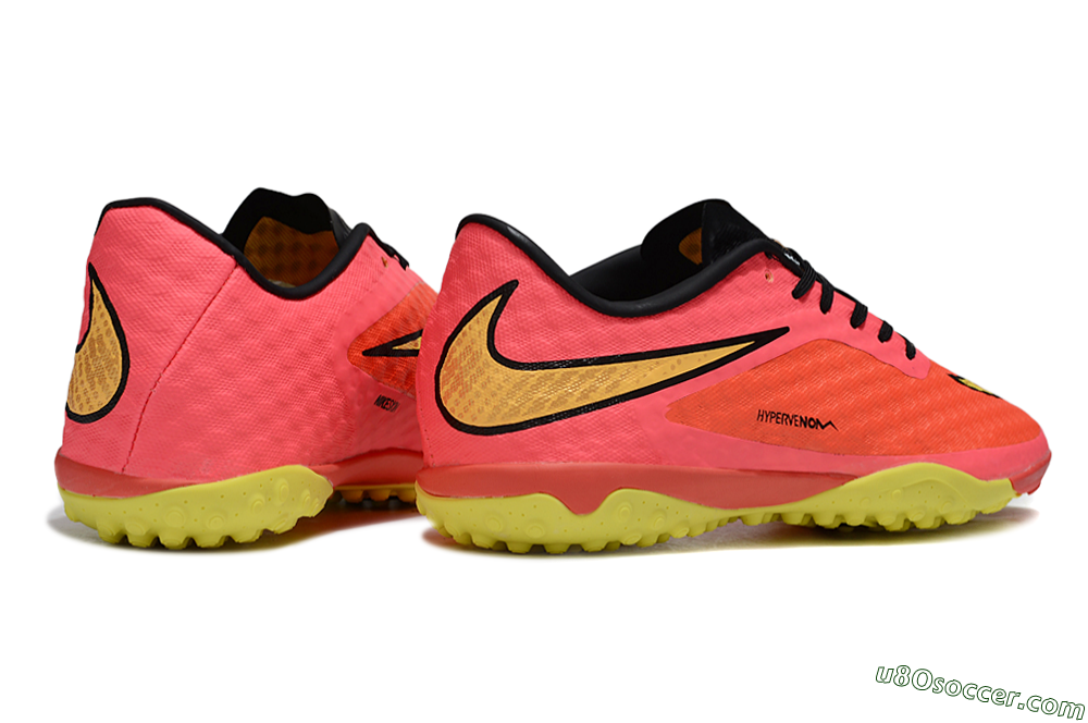 Nike Hypervenom Phantom TF Artificial Turf Soccer Shoes - Red/Yellow/Black 6