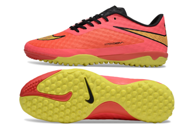 Nike Hypervenom Phantom TF Artificial Turf Soccer Shoes - Red/Yellow/Black