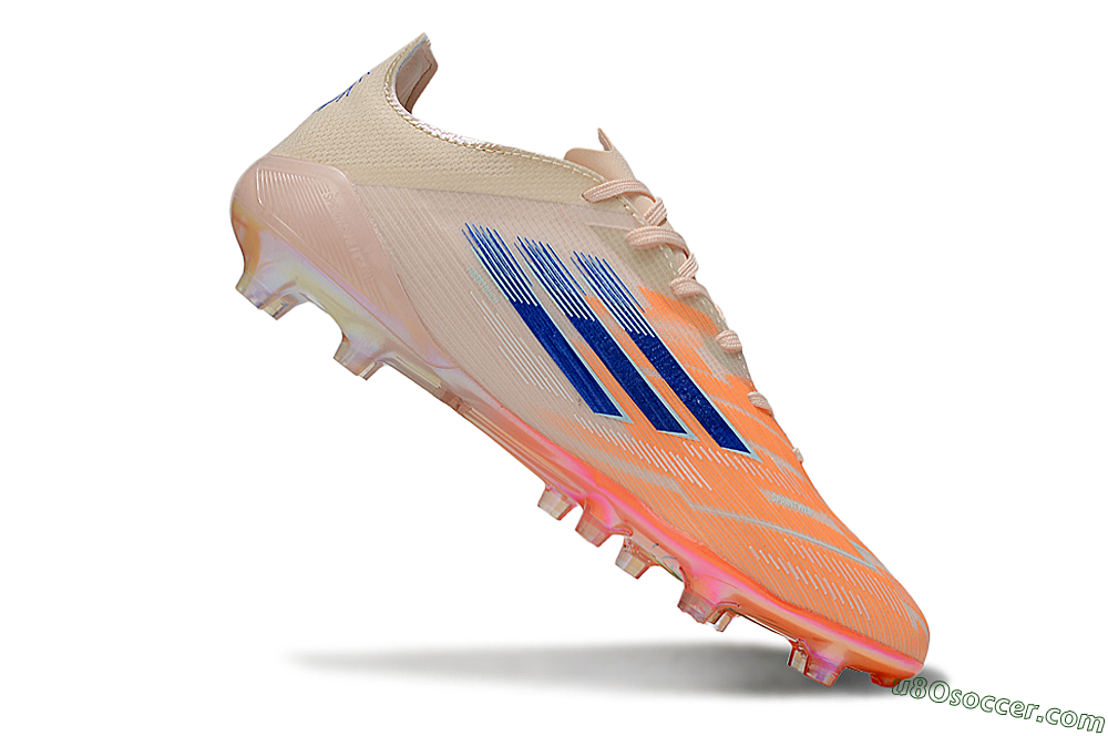 Adidas F50 Elite FG Firm Ground Soccer Cleats - Pink/Blue/Gold 4