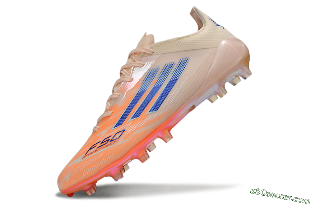 Adidas F50 Elite FG Firm Ground Soccer Cleats - Pink/Blue/Gold 5