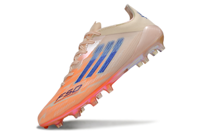 Adidas F50 Elite FG Firm Ground Soccer Cleats - Pink/Blue/Gold