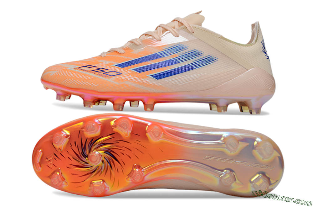 Adidas F50 Elite FG Firm Ground Soccer Cleats - Pink/Blue/Gold 0