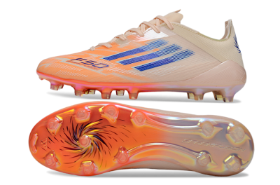 Adidas F50 Elite FG Firm Ground Soccer Cleats - Pink/Blue/Gold