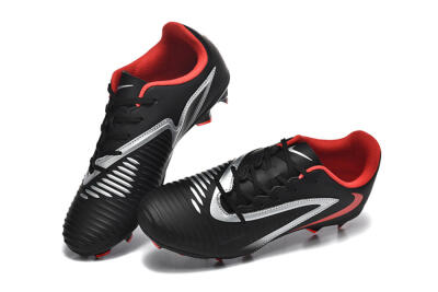 Nike Phantom 6 Elite FG Firm Ground Soccer Cleats - Black/Silver/Red