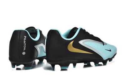 Nike Phantom 6 Elite Low FG Firm Ground Soccer Cleats - Jade/Black/Silver/Gold