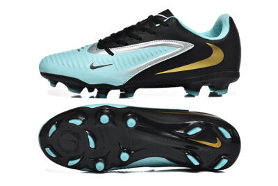 Nike Phantom 6 Elite Low FG Firm Ground Soccer Cleats - Jade/Black/Silver/Gold