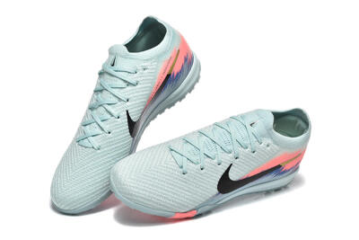 Nike Air Zoom Mercurial Vapor 16 Elite TF Artificial Turf Soccer Shoes - Jade/Black/Pink