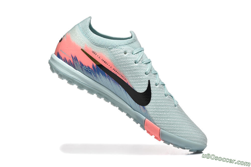 Nike Air Zoom Mercurial Vapor 16 Elite TF Artificial Turf Soccer Shoes - Jade/Black/Pink 7