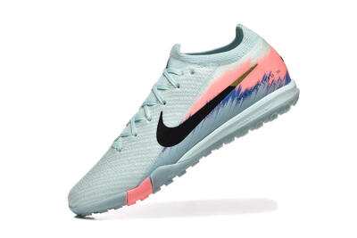 Nike Air Zoom Mercurial Vapor 16 Elite TF Artificial Turf Soccer Shoes - Jade/Black/Pink