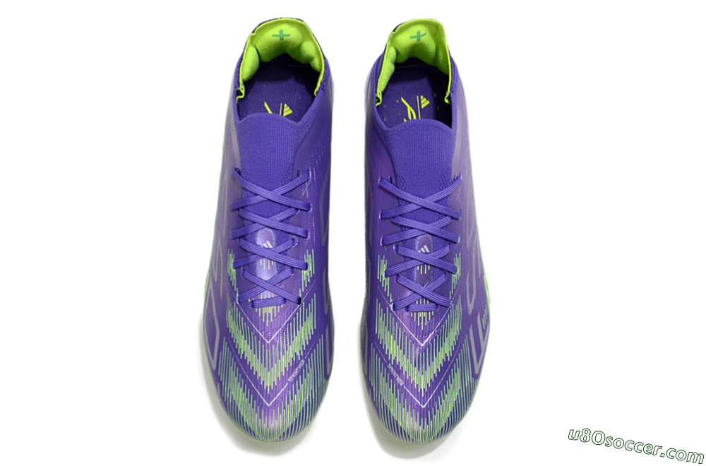 Adidas F50+ Lightstrike Pro FG Firm Ground Soccer Cleats - Purple/Yellow/White 4
