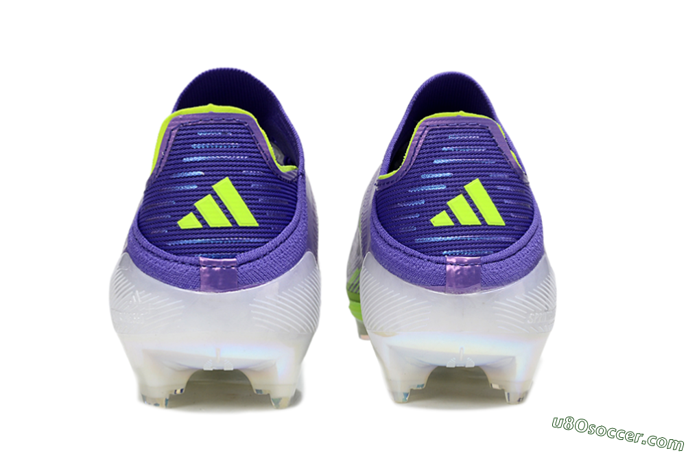 Adidas F50+ Lightstrike Pro FG Firm Ground Soccer Cleats - Purple/Yellow/White 5