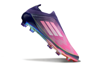 Adidas F50+ Elite Laceless FG Firm Ground Soccer Cleats - Pink/Yellow/Purple