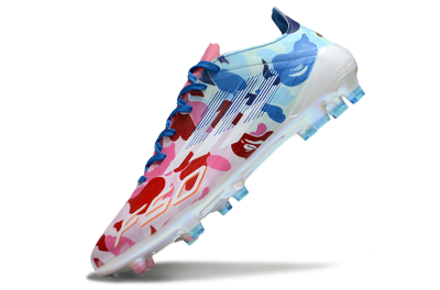 Adidas F50+ Elite FG Firm Ground Soccer Cleats - Pink/White/Red/Blue