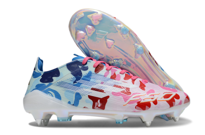 Adidas F50+ Elite FG Firm Ground Soccer Cleats - Pink/White/Red/Blue