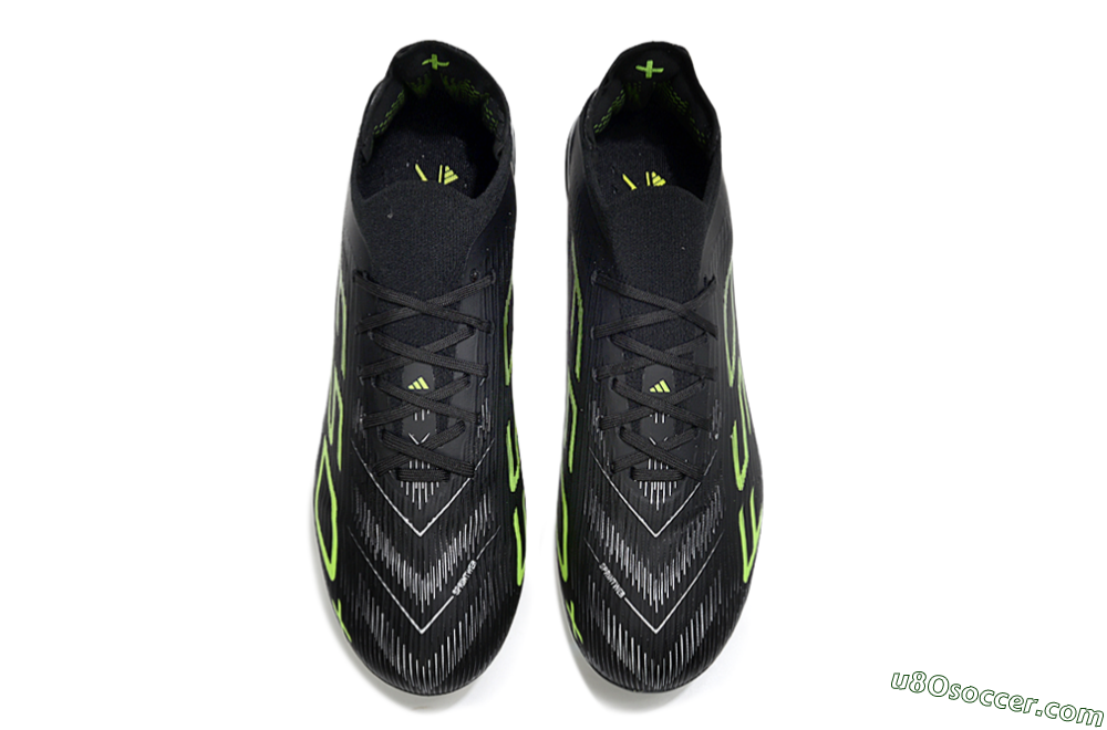 Adidas F50+ Lightstrike Pro FG Firm Ground Soccer Cleats - Black/Silver/Yellow 4