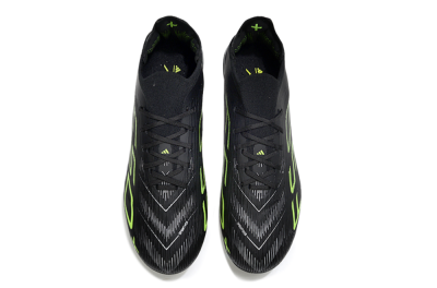 Adidas F50+ Lightstrike Pro FG Firm Ground Soccer Cleats - Black/Silver/Yellow