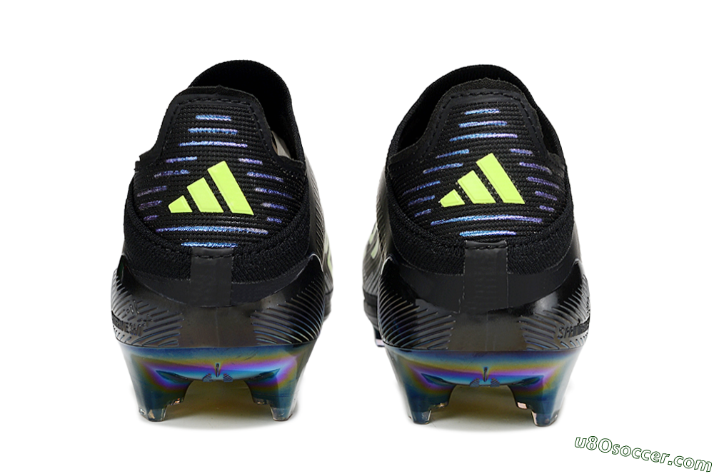 Adidas F50+ Lightstrike Pro FG Firm Ground Soccer Cleats - Black/Silver/Yellow 5