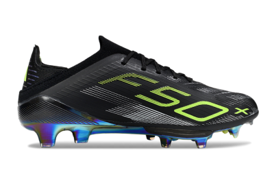 Adidas F50+ Lightstrike Pro FG Firm Ground Soccer Cleats - Black/Silver/Yellow